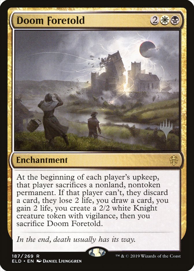 Doom Foretold - [Promo] Throne of Eldraine Promos (PELD)