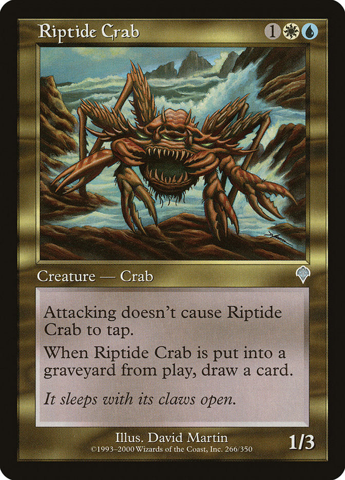 Riptide Crab - [Foil, Retro Frame] Invasion (INV)