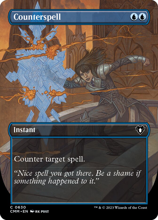 Counterspell - [Borderless] Commander Masters (CMM)