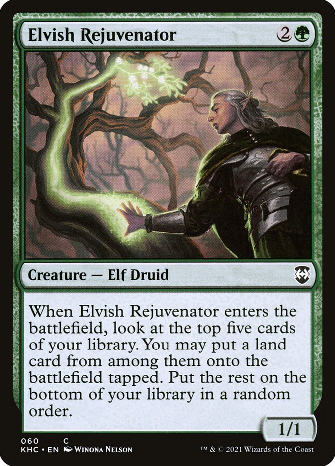 Elvish Rejuvenator - Kaldheim Commander (KHC)