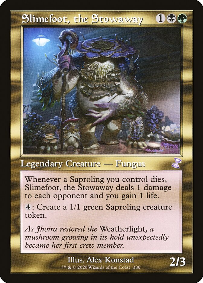 Slimefoot, the Stowaway - [Foil, Retro Frame] Time Spiral Remastered (TSR)