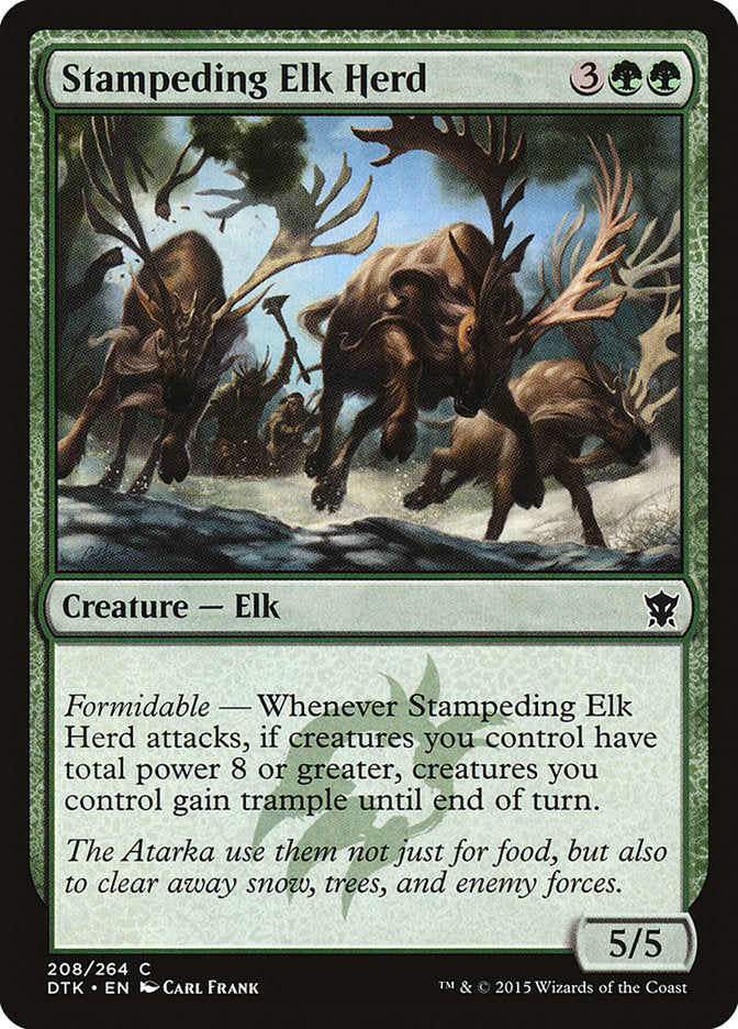 Stampeding Elk Herd - Dragons of Tarkir (DTK)