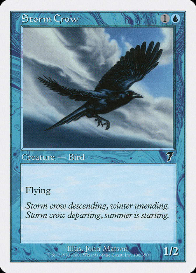 Storm Crow - [Foil] Seventh Edition (7ED)