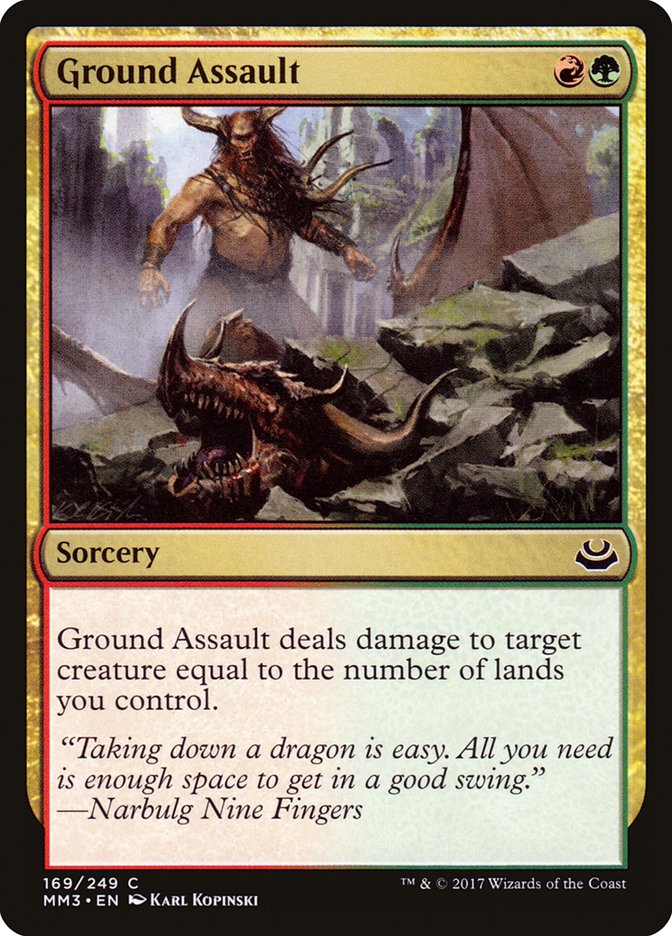 Ground Assault - [Foil] Modern Masters 2017 (MM3)