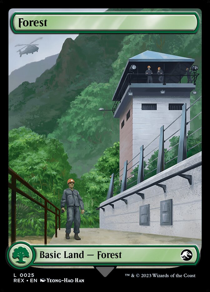 Forest // Forest (25) - [Foil, Full Art] Jurassic World Collection (REX)
