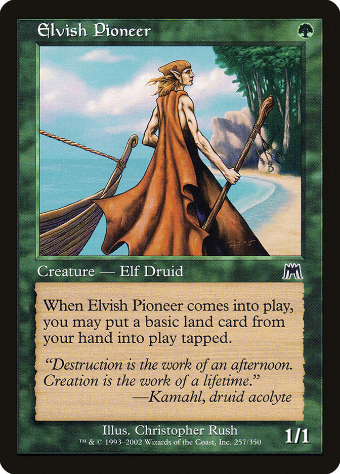 Elvish Pioneer - [Foil, Retro Frame] Onslaught (ONS)