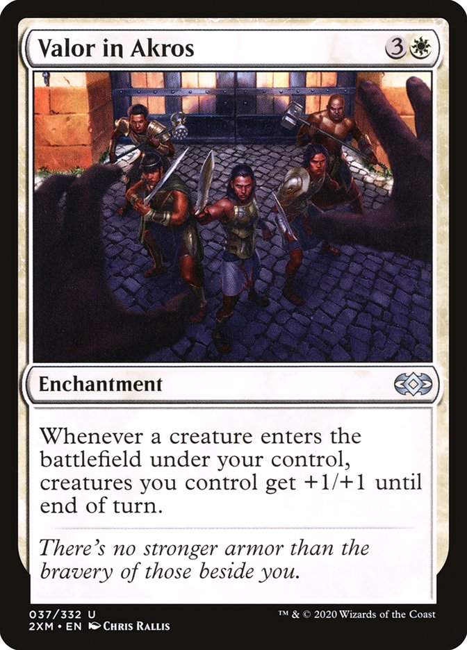 Valor in Akros - [Foil] Double Masters (2XM)
