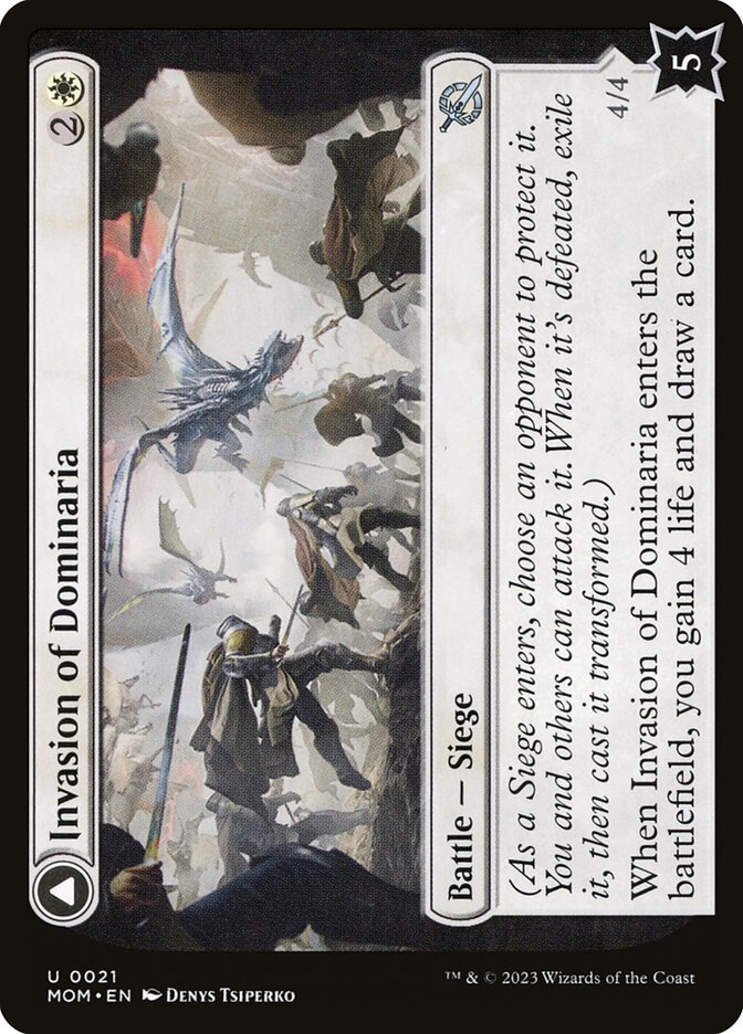 Invasion of Dominaria // Serra Faithkeeper - March of the Machine (MOM)