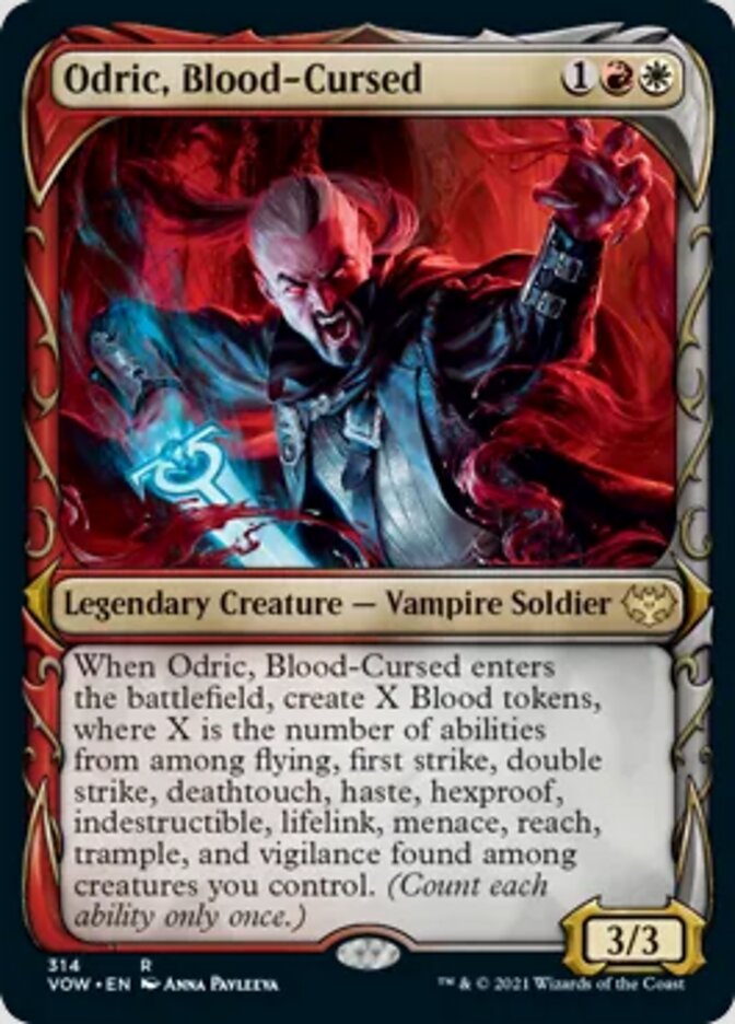Odric, Blood-Cursed - [Foil, Showcase] Innistrad: Crimson Vow (VOW)