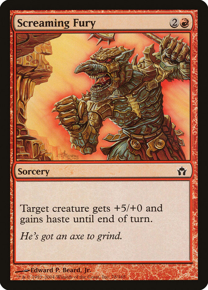 Screaming Fury - [Foil] Fifth Dawn (5DN)
