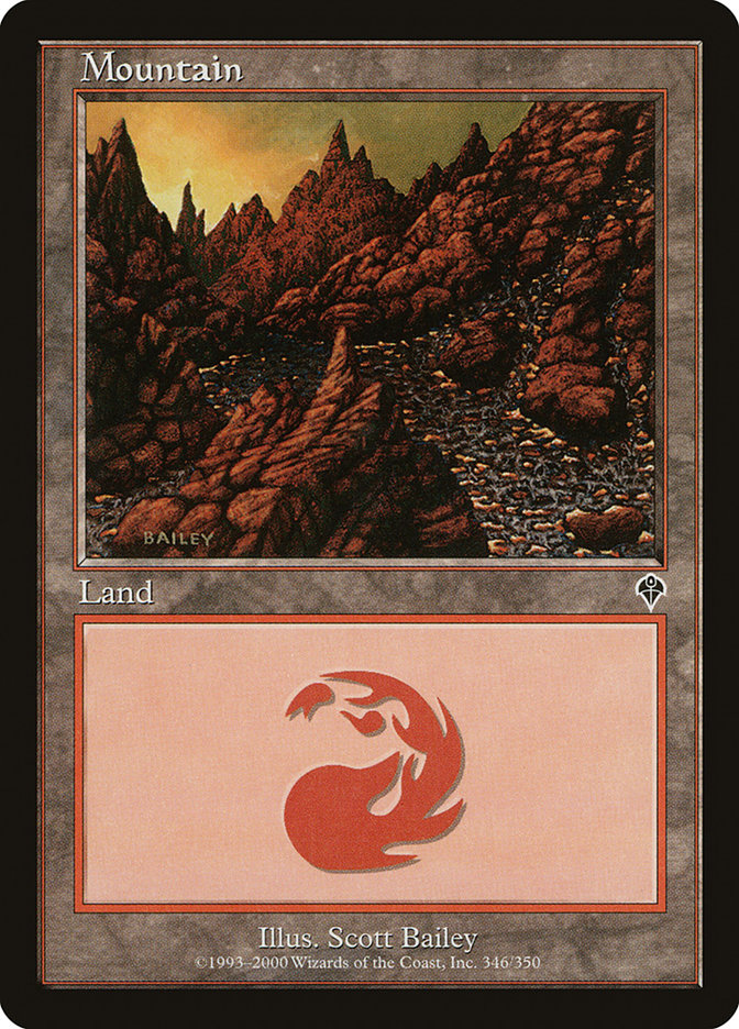 Mountain - [Foil, Retro Frame] Invasion (INV)