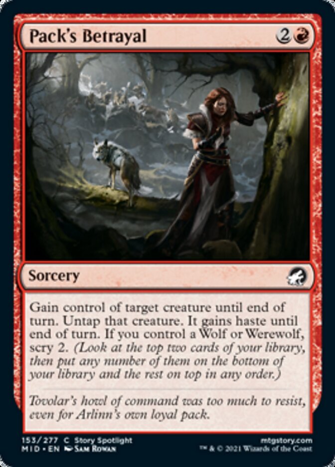 Pack's Betrayal - Innistrad: Midnight Hunt (MID)