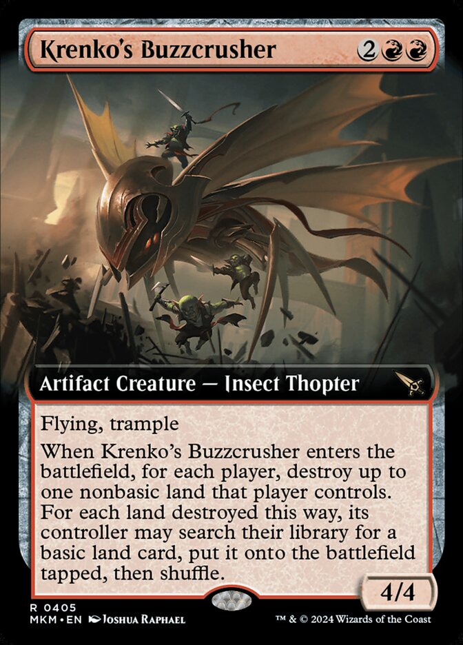 Krenko's Buzzcrusher - [Extended Art] Murders at Karlov Manor (MKM)