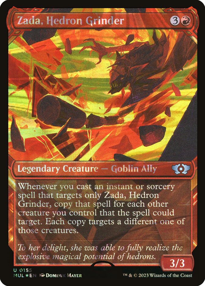 Zada, Hedron Grinder - [Halo Foil, Showcase] Multiverse Legends (MUL)