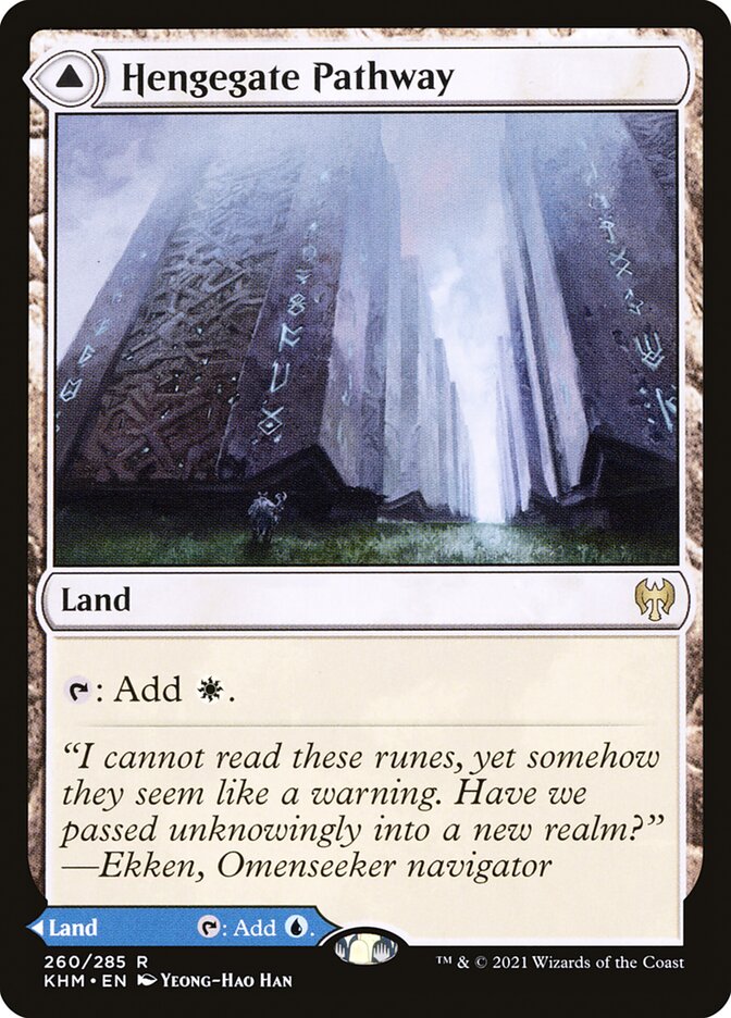 Hengegate Pathway // Mistgate Pathway - [Foil] Kaldheim (KHM)