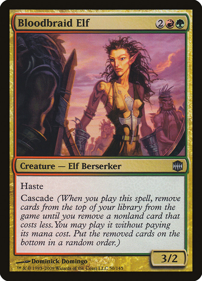 Bloodbraid Elf - [Foil] Alara Reborn (ARB)