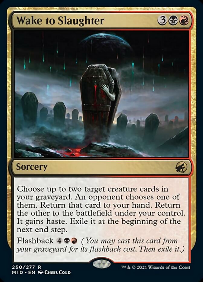 Wake to Slaughter - [Foil] Innistrad: Midnight Hunt (MID)