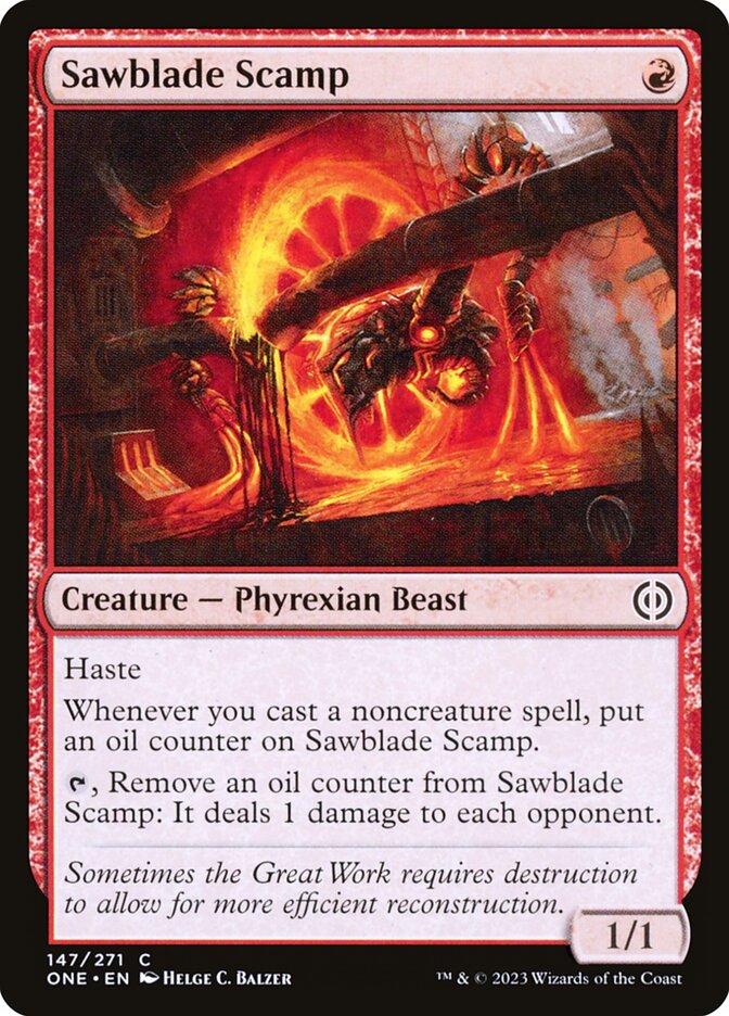 Sawblade Scamp - [Foil] Phyrexia: All Will Be One (ONE)