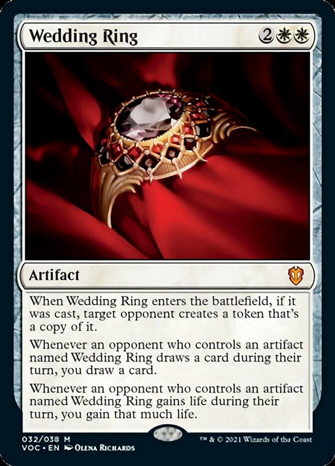 Wedding Ring - [Foil] Crimson Vow Commander (VOC)