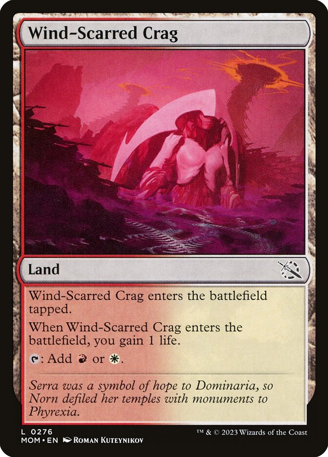 Wind-Scarred Crag - [Foil] March of the Machine (MOM)