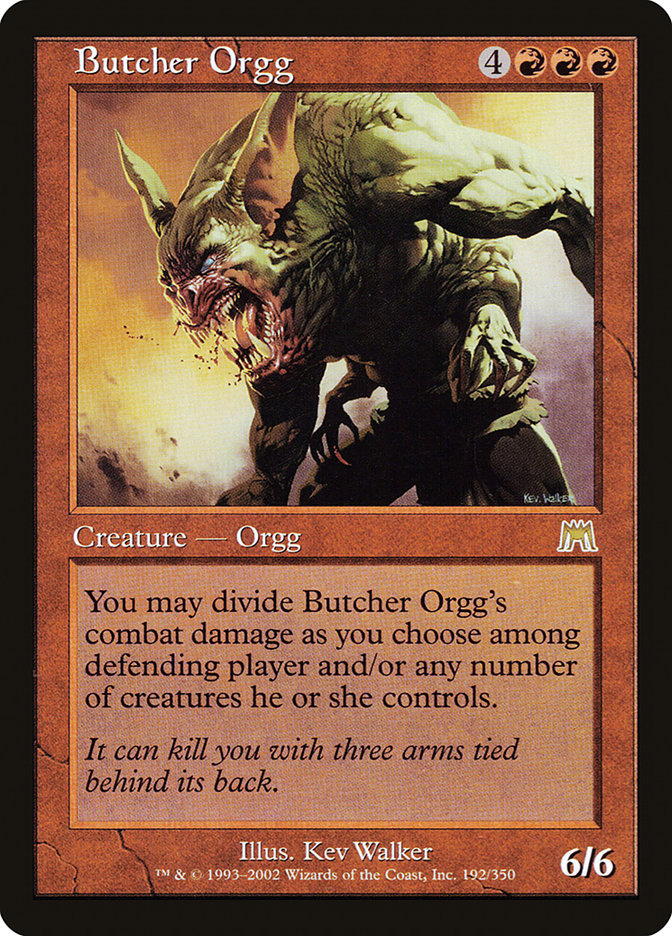 Butcher Orgg - [Foil, Retro Frame] Onslaught (ONS)