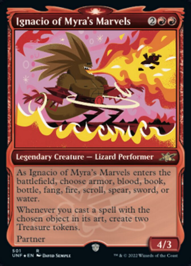 Ignacio of Myra's Marvels - [Galaxy Foil, Showcase] Unfinity (UNF)