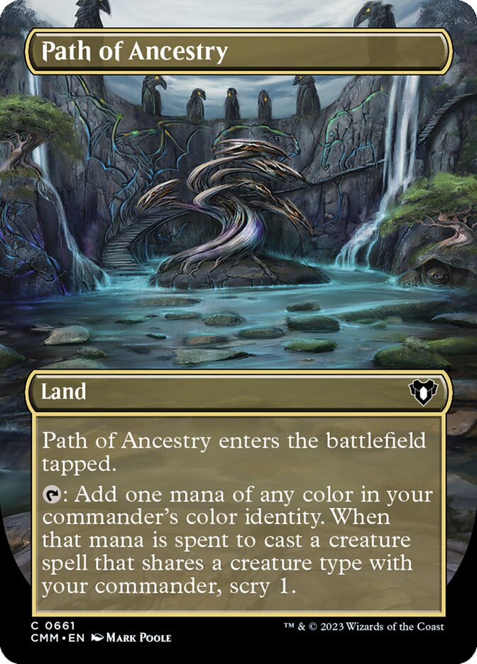 Path of Ancestry - [Foil, Borderless] Commander Masters (CMM)