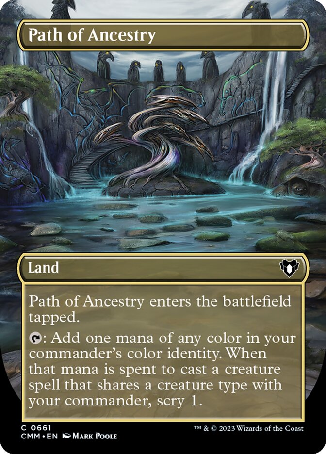 Path of Ancestry - [Borderless] Commander Masters (CMM)