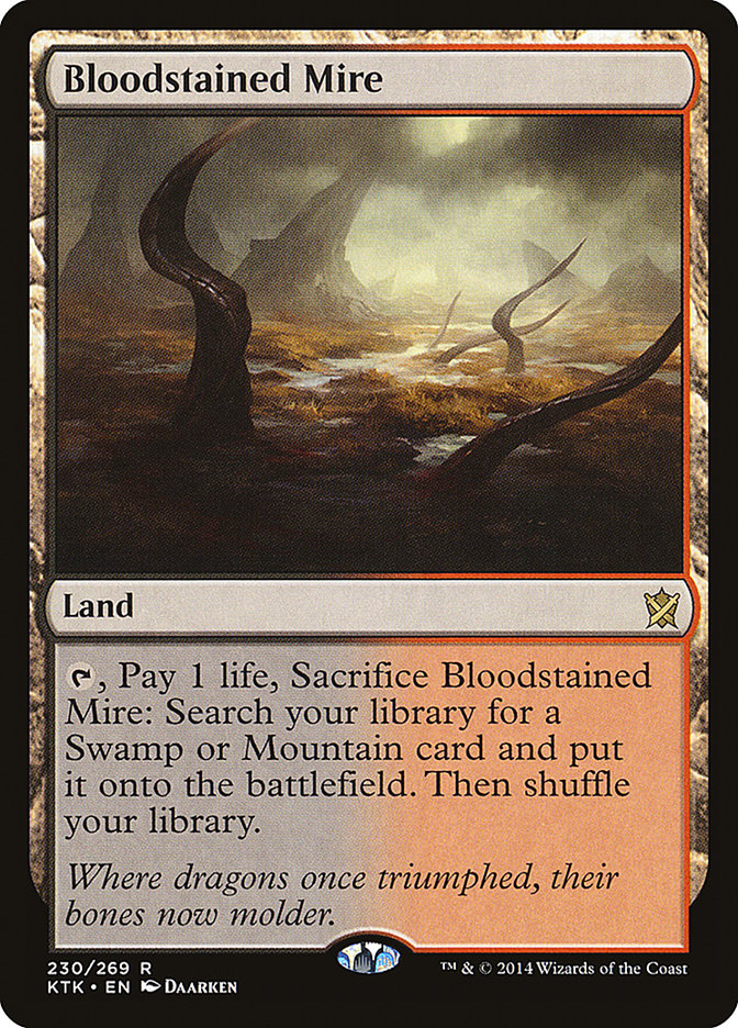 Bloodstained Mire - [Foil] Khans of Tarkir (KTK)
