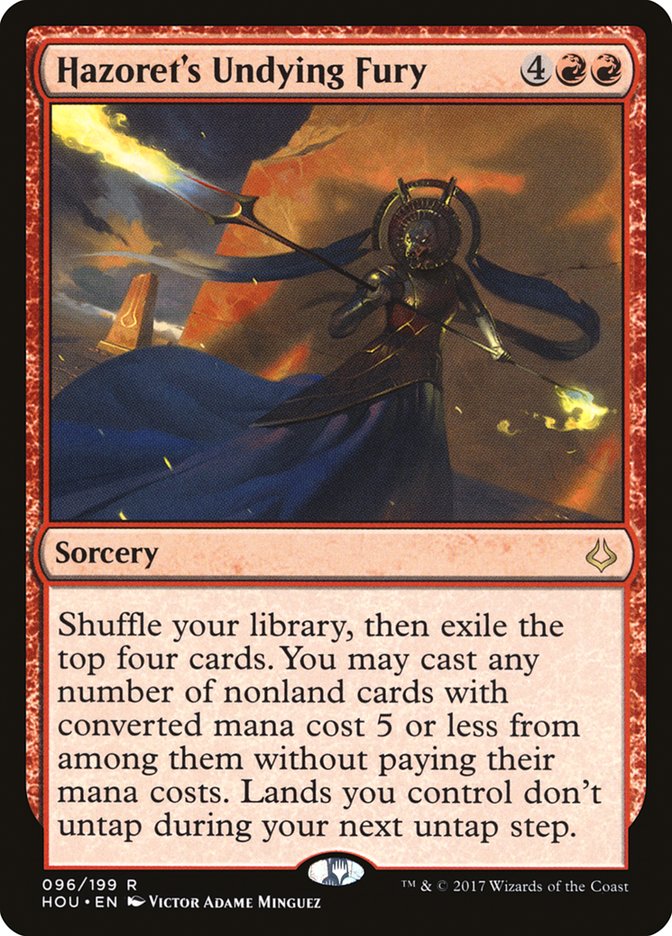 Hazoret's Undying Fury - [Foil] Hour of Devastation (HOU)