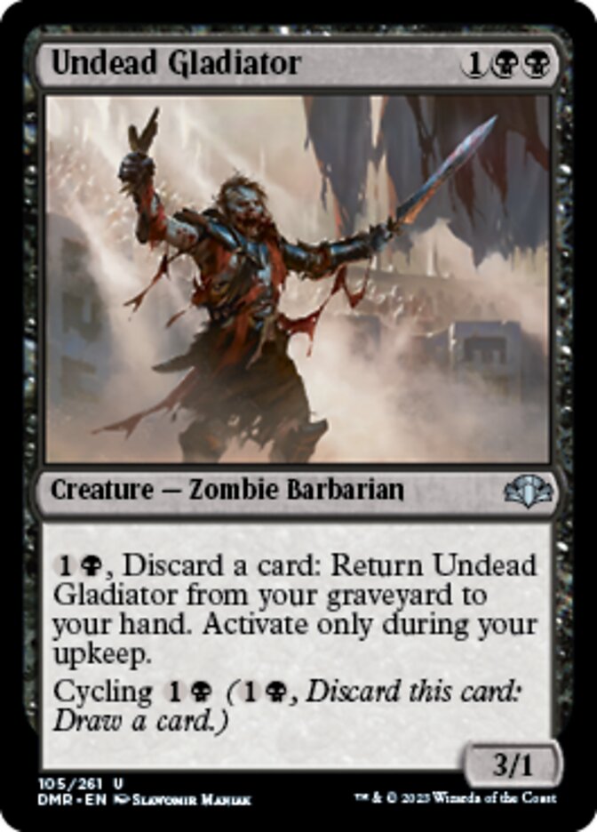 Undead Gladiator - [Foil] Dominaria Remastered (DMR)