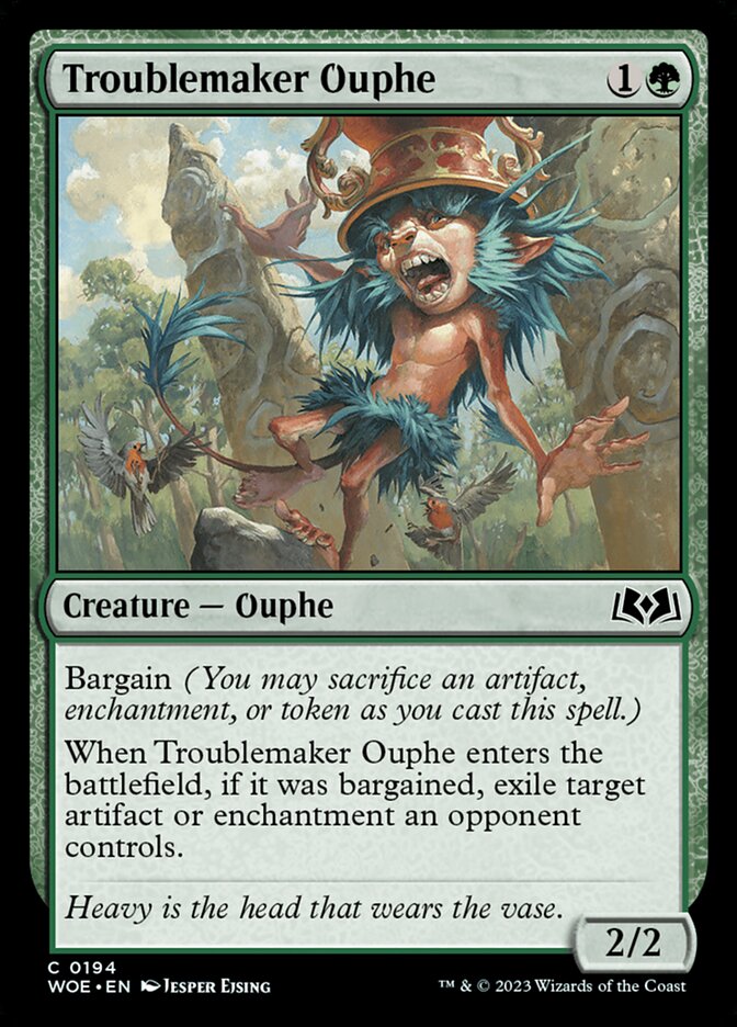 Troublemaker Ouphe - [Foil] Wilds of Eldraine (WOE)