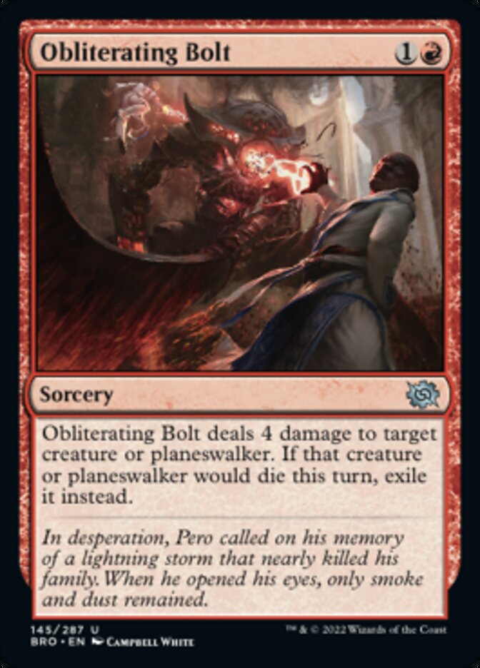 Obliterating Bolt - [Foil] The Brothers' War (BRO)