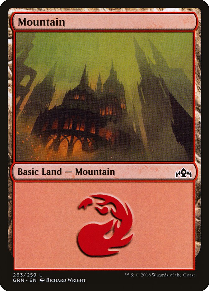 Mountain - [Foil] Guilds of Ravnica (GRN)