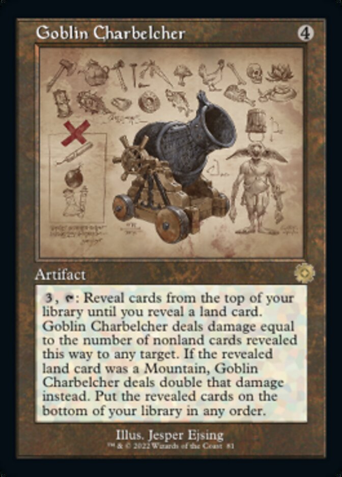 Goblin Charbelcher - [Foil, Schematic] The Brothers' War Retro Artifacts (BRR)