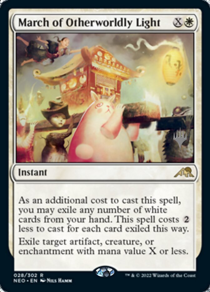 March of Otherworldly Light - [Promo] Kamigawa: Neon Dynasty Promos (PNEO)