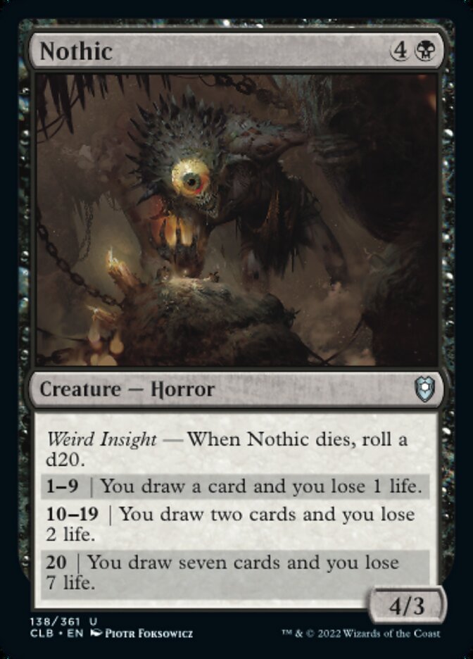 Nothic - [Foil] Commander Legends: Battle for Baldur's Gate (CLB)