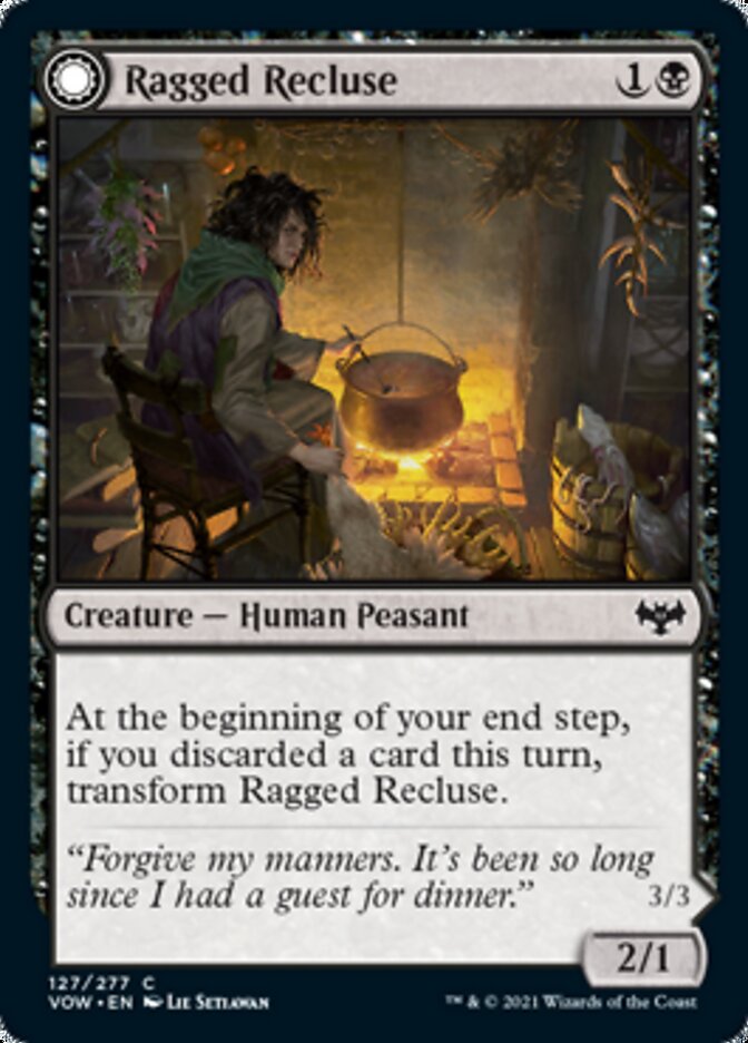 Ragged Recluse // Odious Witch - Innistrad: Crimson Vow (VOW)
