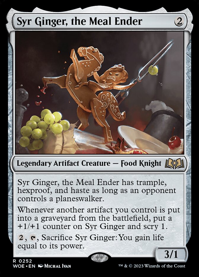 Syr Ginger, the Meal Ender - [Foil] Wilds of Eldraine (WOE)