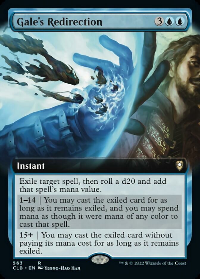 Gale's Redirection - [Foil, Extended Art] Commander Legends: Battle for Baldur's Gate (CLB)