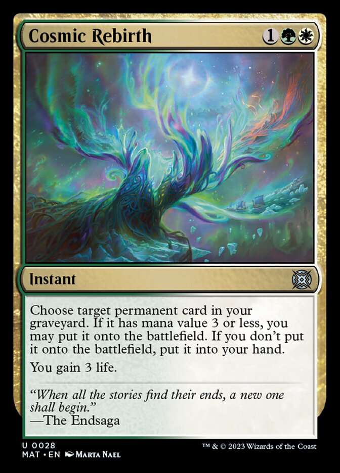 Cosmic Rebirth - [Foil] March of the Machine: The Aftermath (MAT)