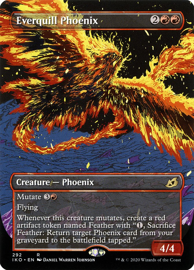 Everquill Phoenix - [Foil, Showcase] Ikoria: Lair of Behemoths (IKO)