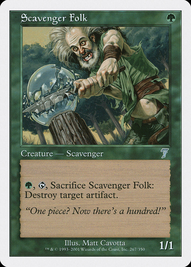 Scavenger Folk - [Foil] Seventh Edition (7ED)