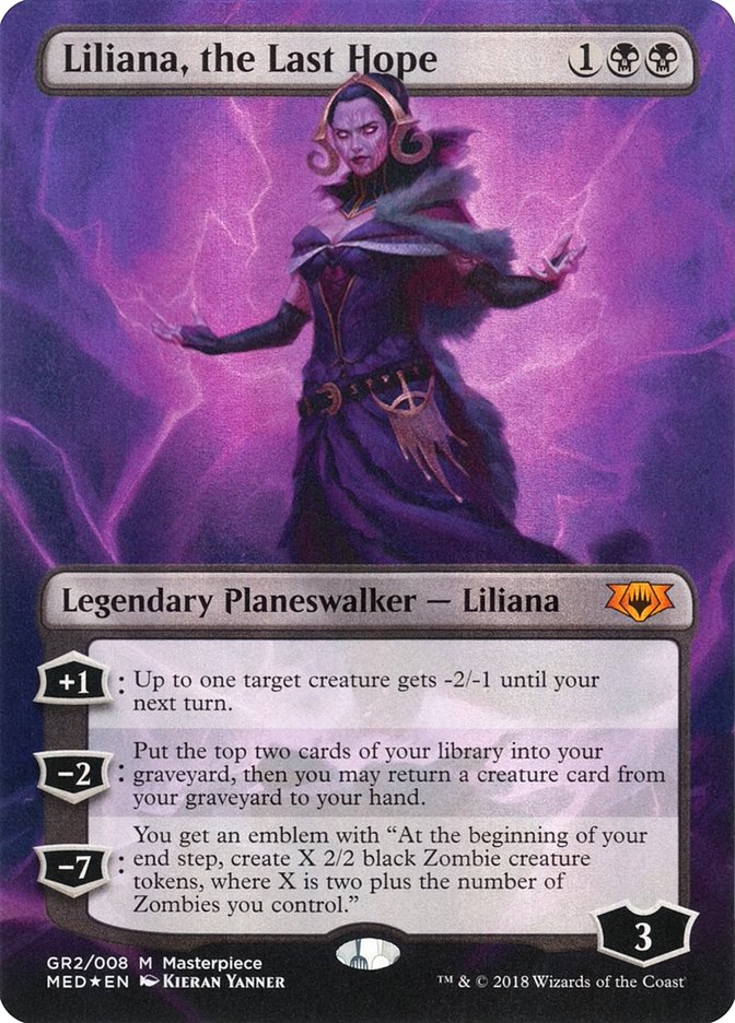 Liliana, the Last Hope - [Foil, Borderless] Mythic Edition (MED)