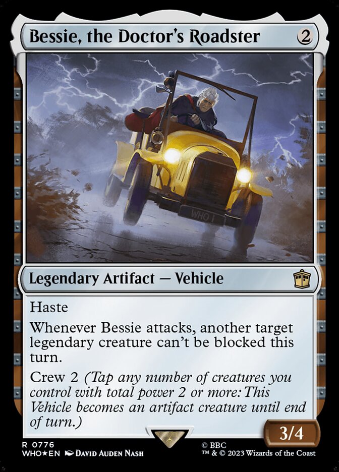 Bessie, the Doctor's Roadster - [Surge Foil] Doctor Who (WHO)