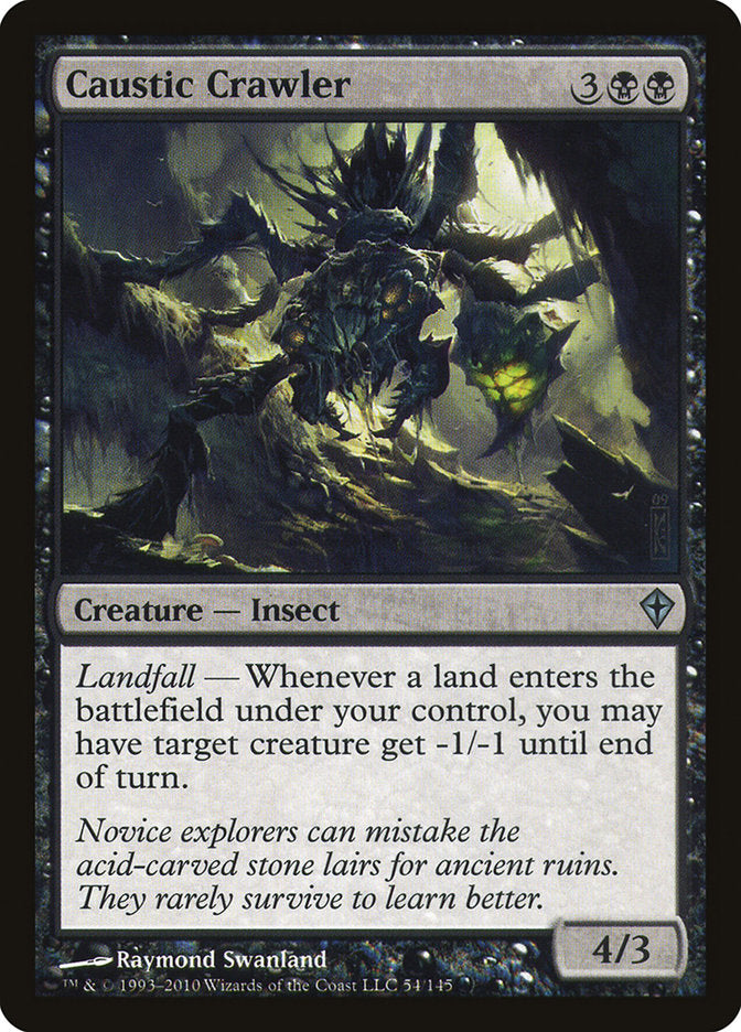 Caustic Crawler - [Foil] Worldwake (WWK)