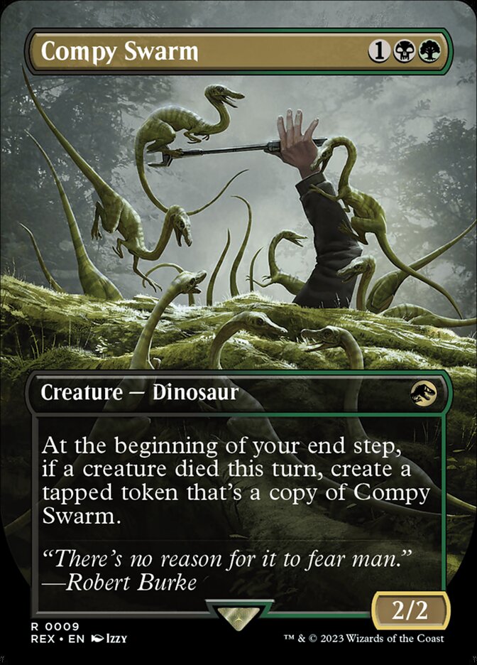 Compy Swarm - [Borderless] Jurassic World Collection (REX)