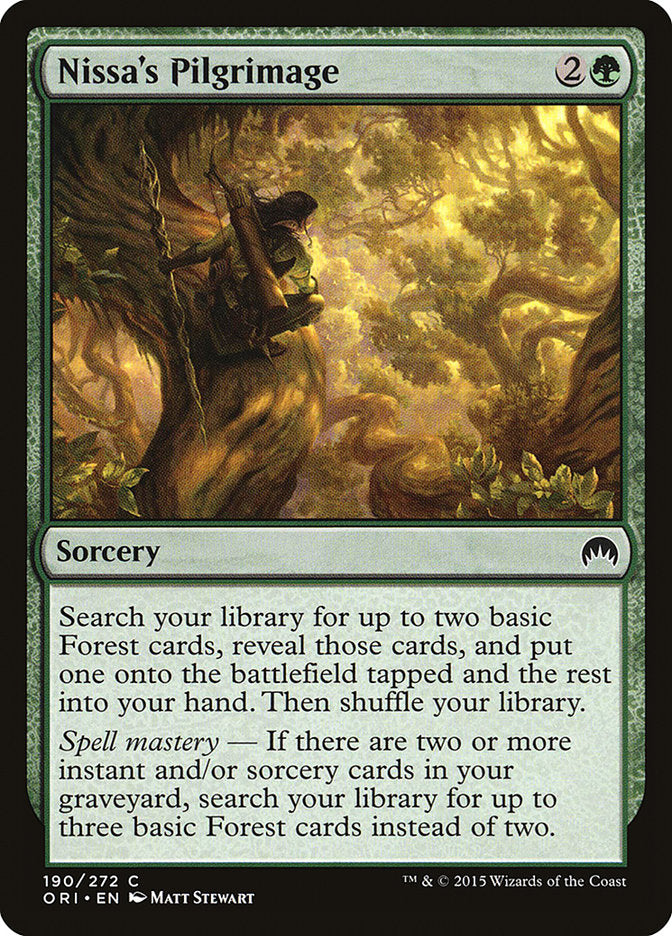 Nissa's Pilgrimage - [Foil] Magic Origins (ORI)