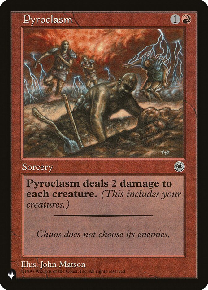 Pyroclasm - [Foil, Retro Frame] The List (PLIST)