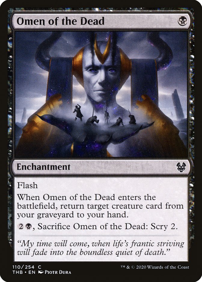 Omen of the Dead - [Foil] Theros Beyond Death (THB)